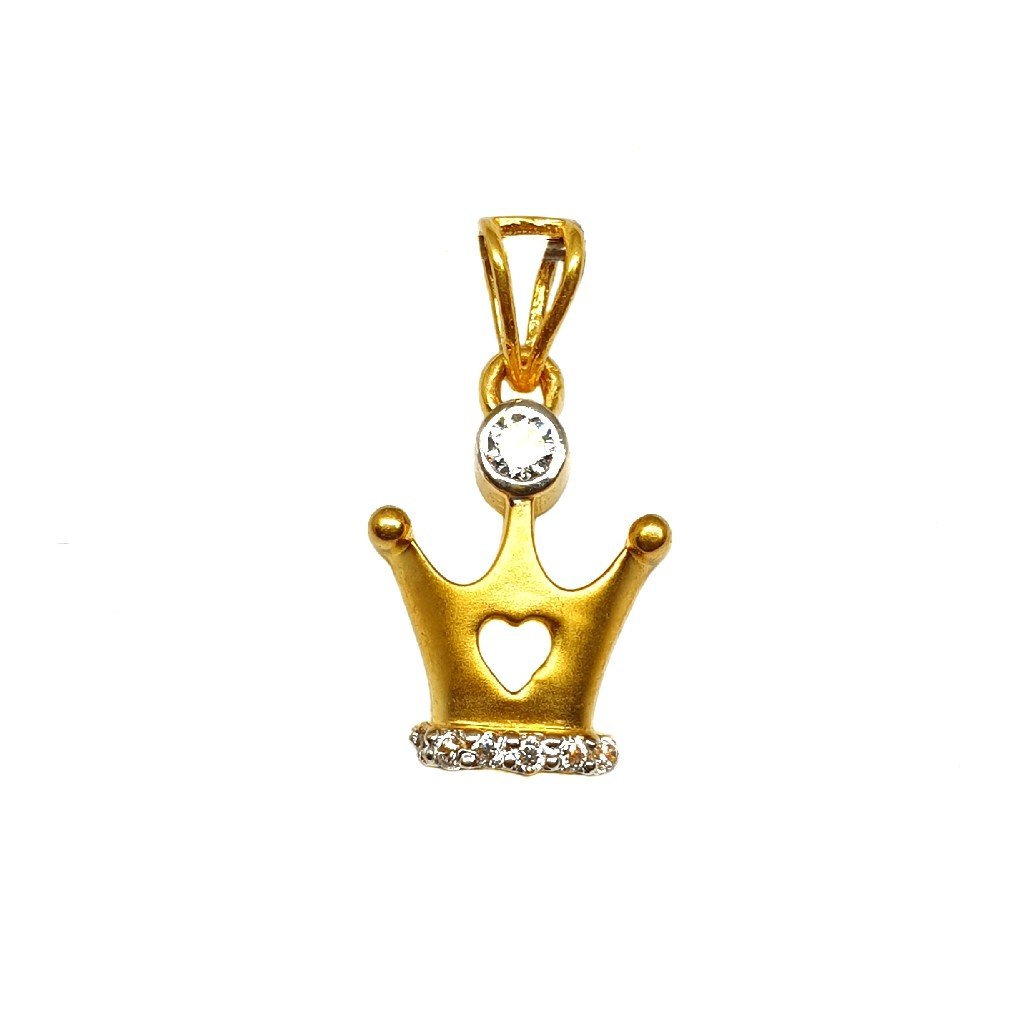 22K Gold King Pendant MGA - PDG1188