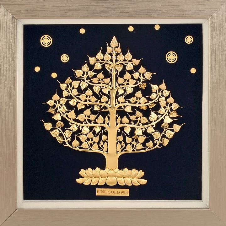 Home Decor Money Tree Frame In 24K...