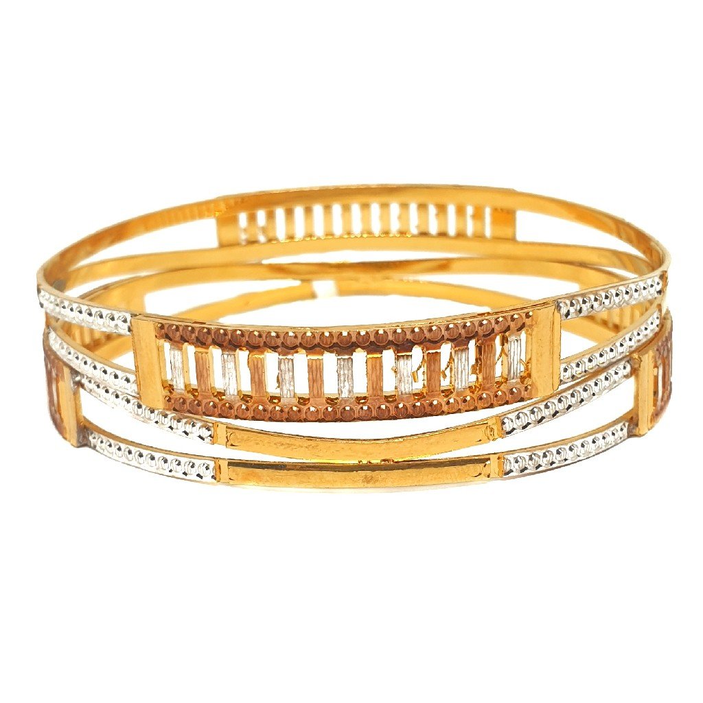 One gram gold plated 2 piece bangle...