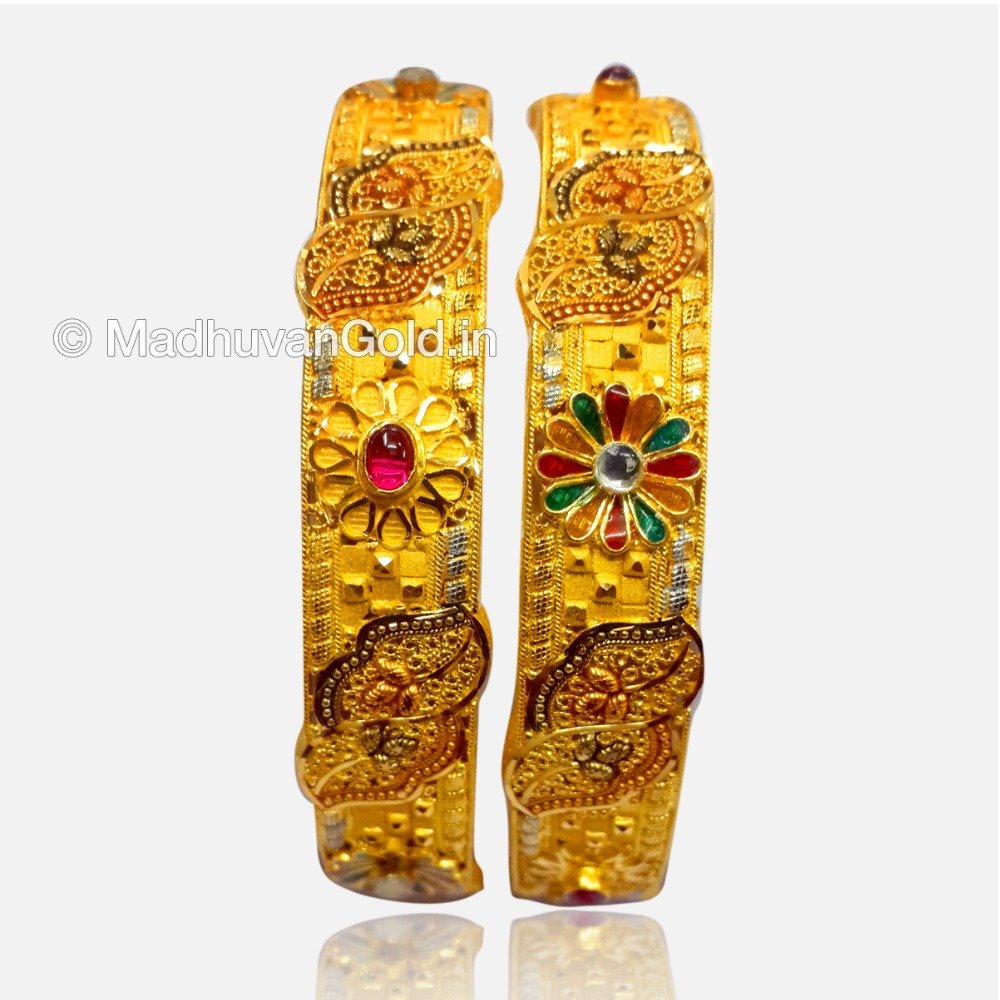 22K Gold Atractive Bangles (Kada)