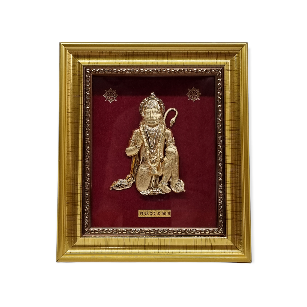 24kt gold hanumanji frame