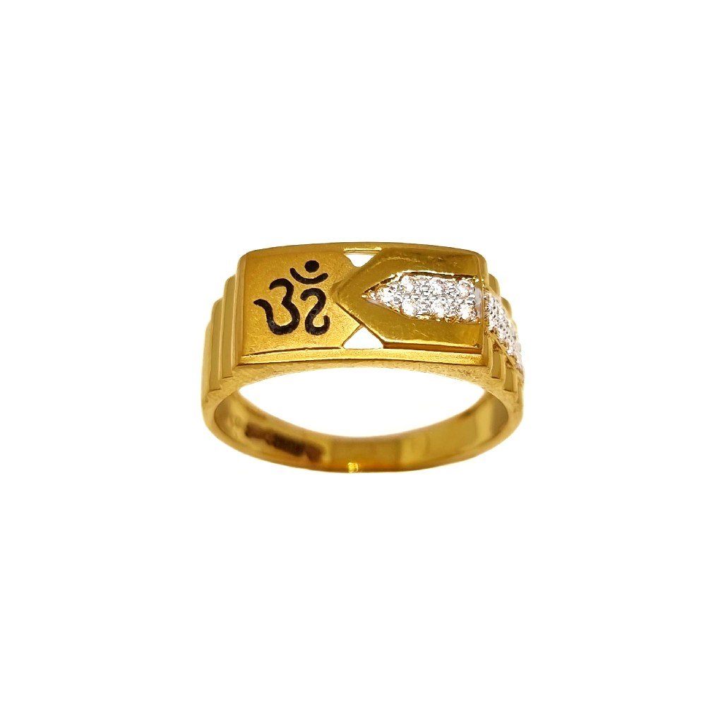 22K Gold Om Ring MGA - GRG0227