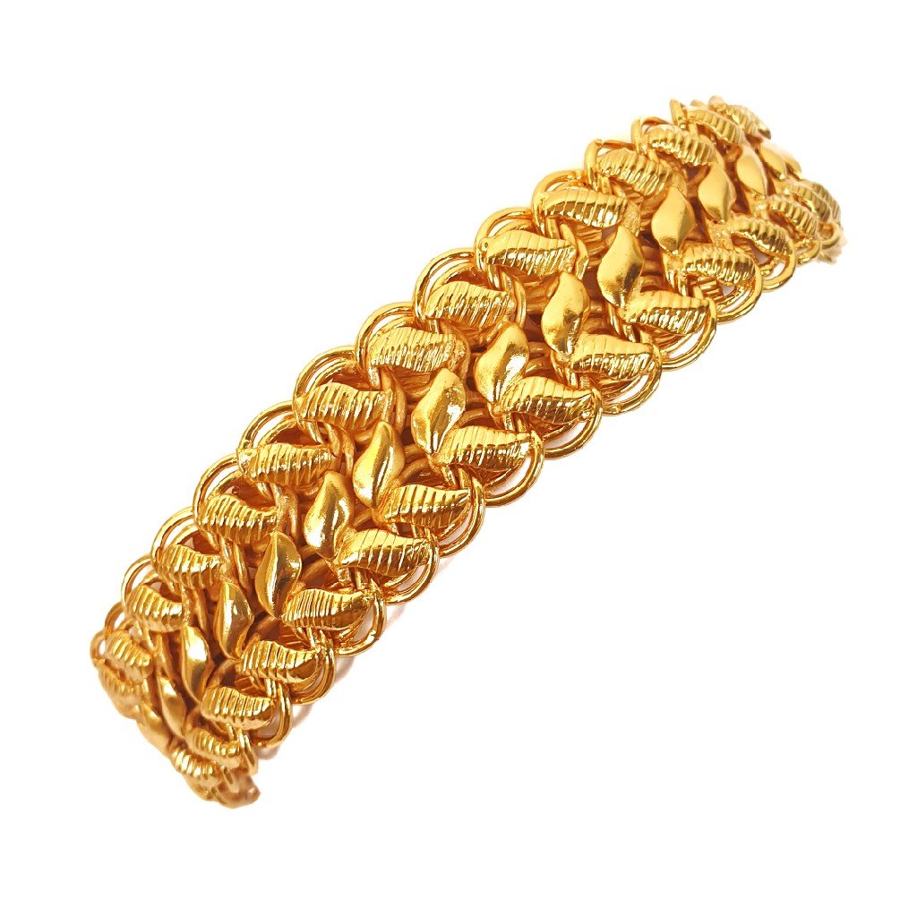 One gram gold plated lotus bracelet...