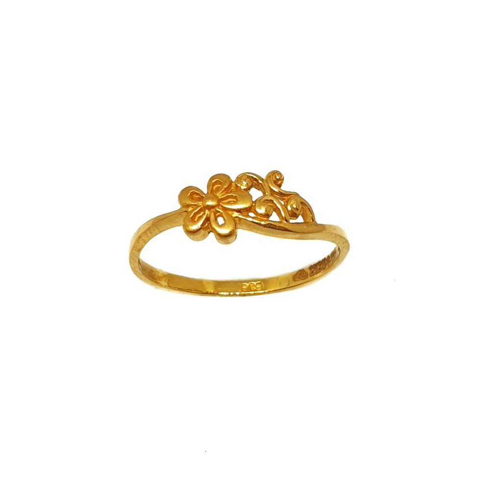 22K Gold Flower Shaped Ring MGA - L...